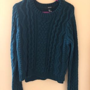 Teal Knit Sweater